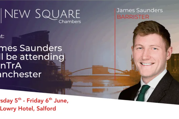 James Saunders will be speaking at the ConTrA Junior Litigators Forum