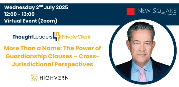 Mark Hubbard speaking at TL4 Private Client Virtual Event