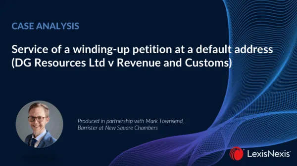 Mark Townsend’s Case Analysis for LexisNexis