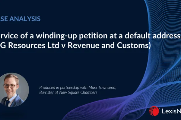 Mark Townsend’s Case Analysis for LexisNexis