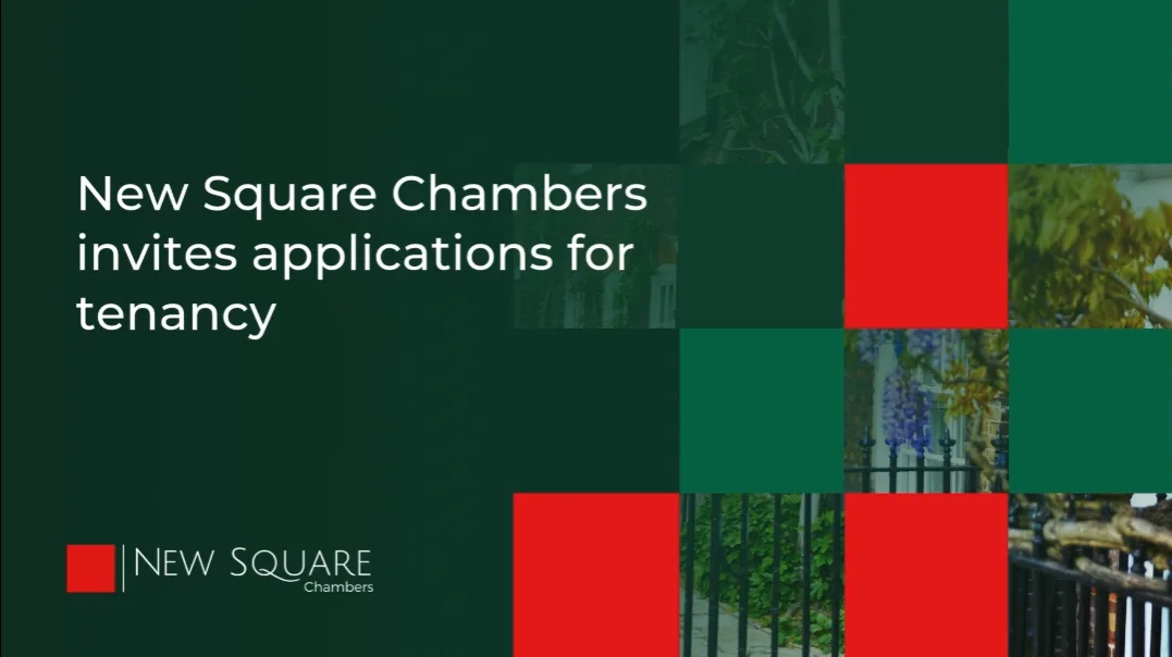 Applications For Tenancy | New Square Chambers