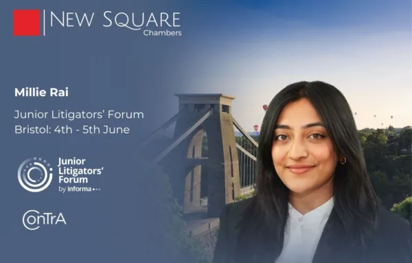 New Square Chambers are Attending and Speaking at ConTrA’s Junior Litigators’ Forum 2026